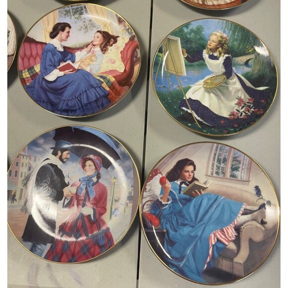 Little Women Danbury Mint Plate Set of 8 A6036 - Picture 8 of 9